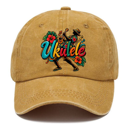 Ukulele Wordmark Music Instruments Classic Cap – Golden Harvest