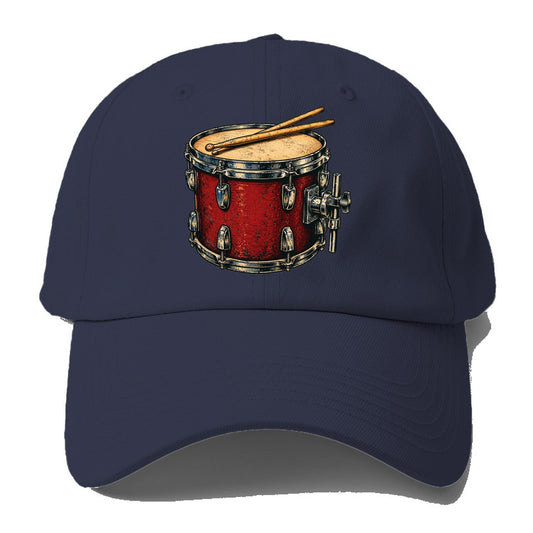 Single Rack Tom Drum Kit Baseball Cap – Twilight Navy