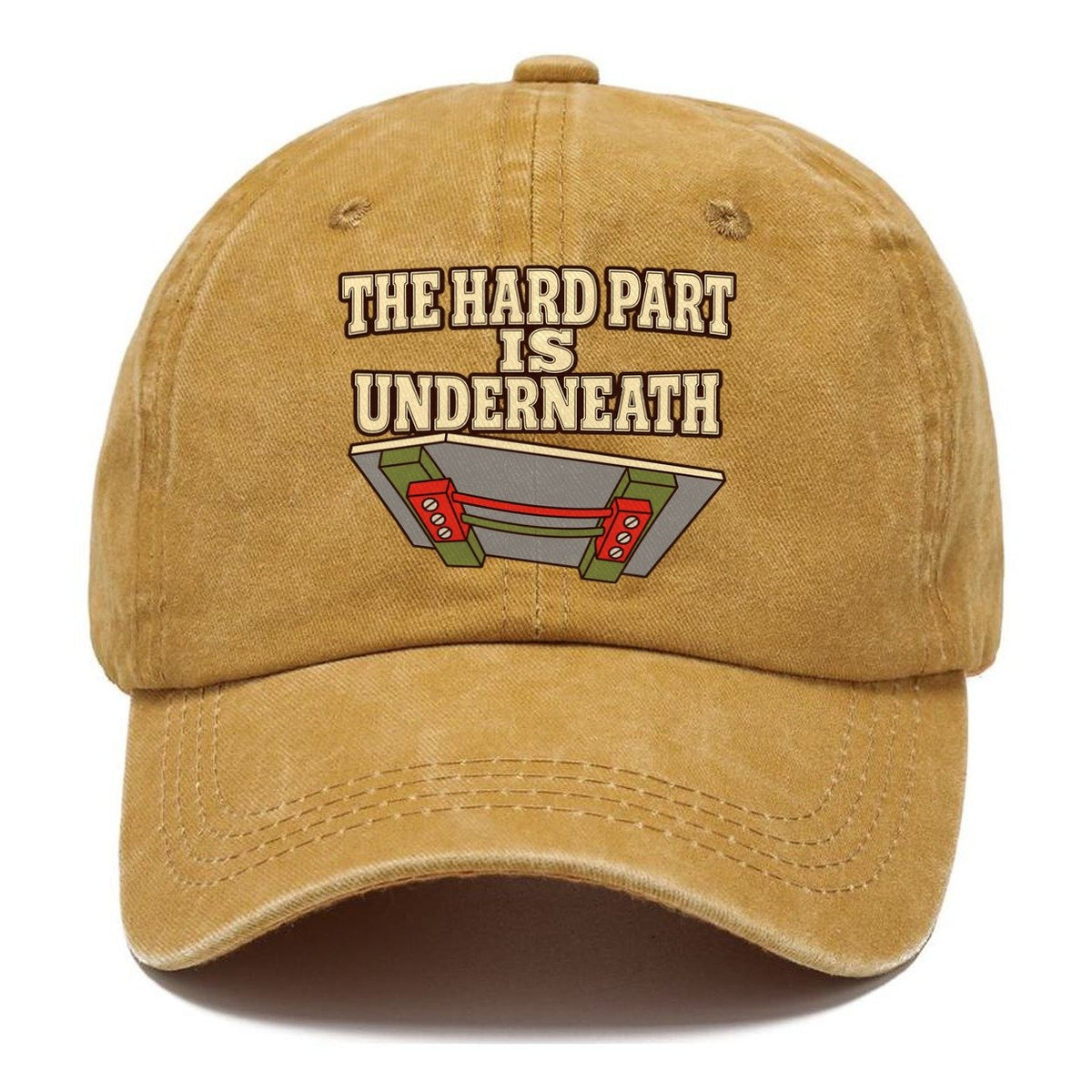 The Hard Part Is Underneath Model Railways Classic Cap – Golden Harvest