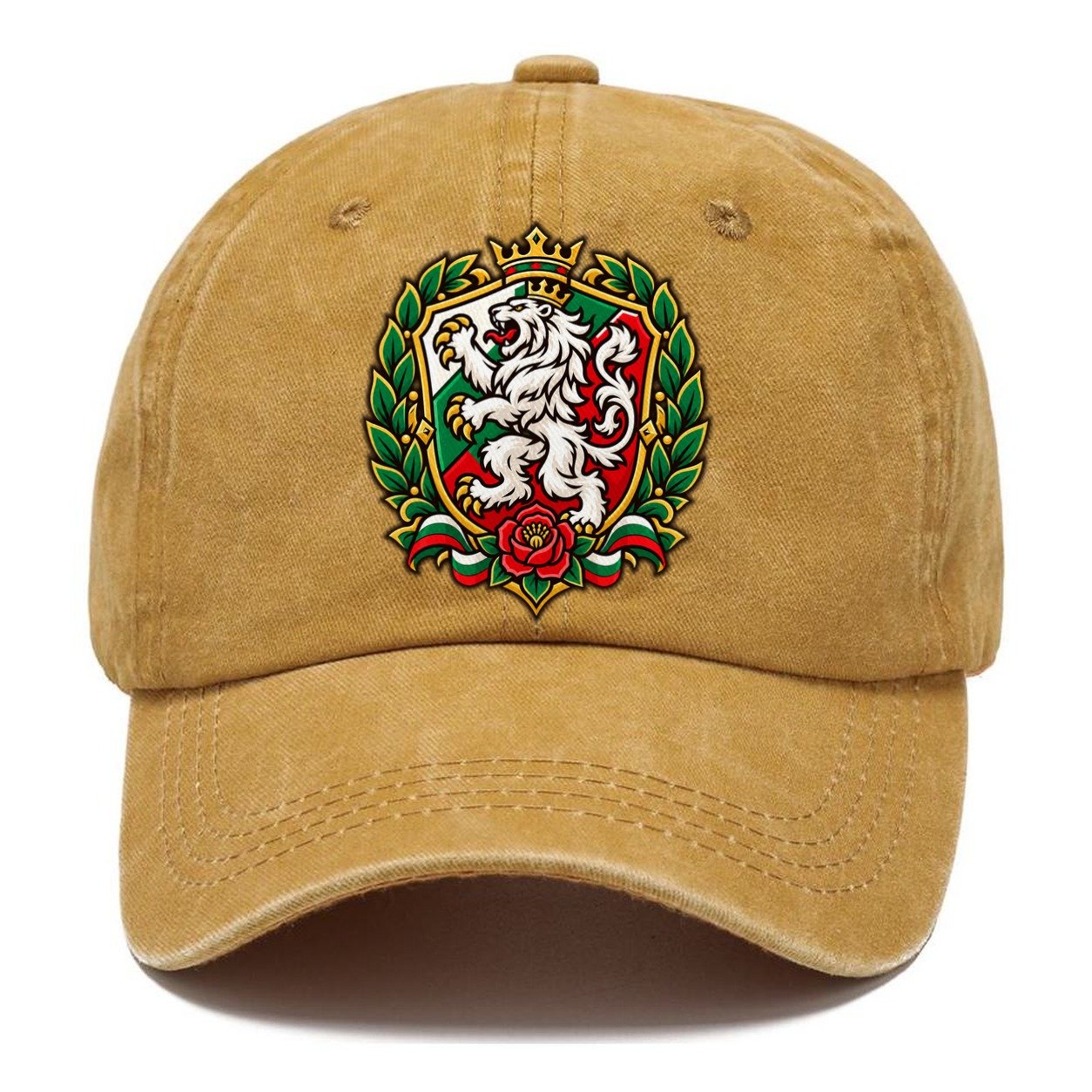 Bulgaria Heraldic Crest Country Logos Classic Cap – Golden Harvest