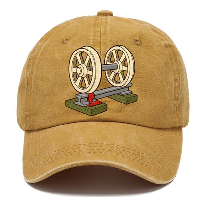 Wheelset On A Rail Model Railways Classic Cap – Golden Harvest