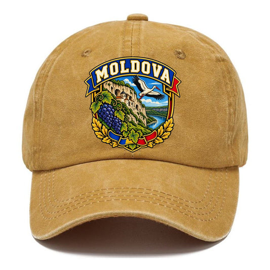 Moldova Retro Badge Country Logos Classic Cap – Golden Harvest