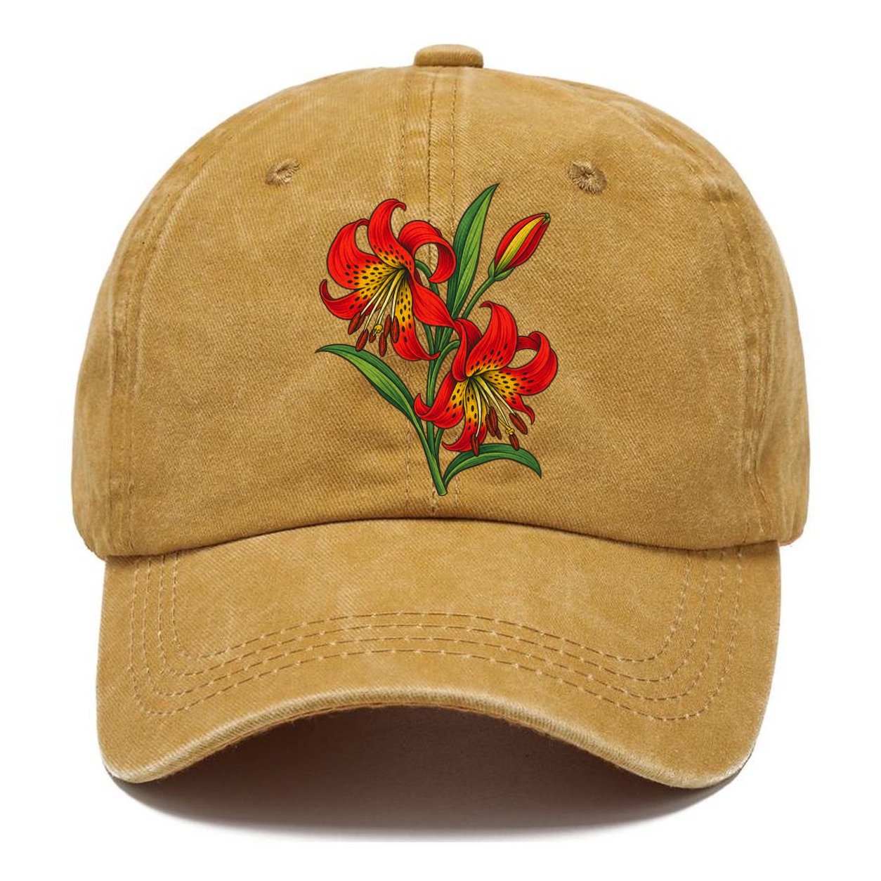 Saskatchewan Western Red Lily Canada Cultural Icons Classic Cap – Golden Harvest