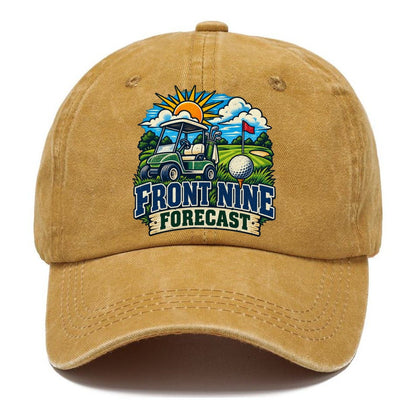 Front Nine Forecast Golf Life Classic Cap – Golden Harvest