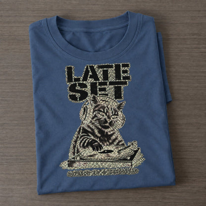 Dj Cat Alley Cat Records Classic T-shirt – Twilight Navy