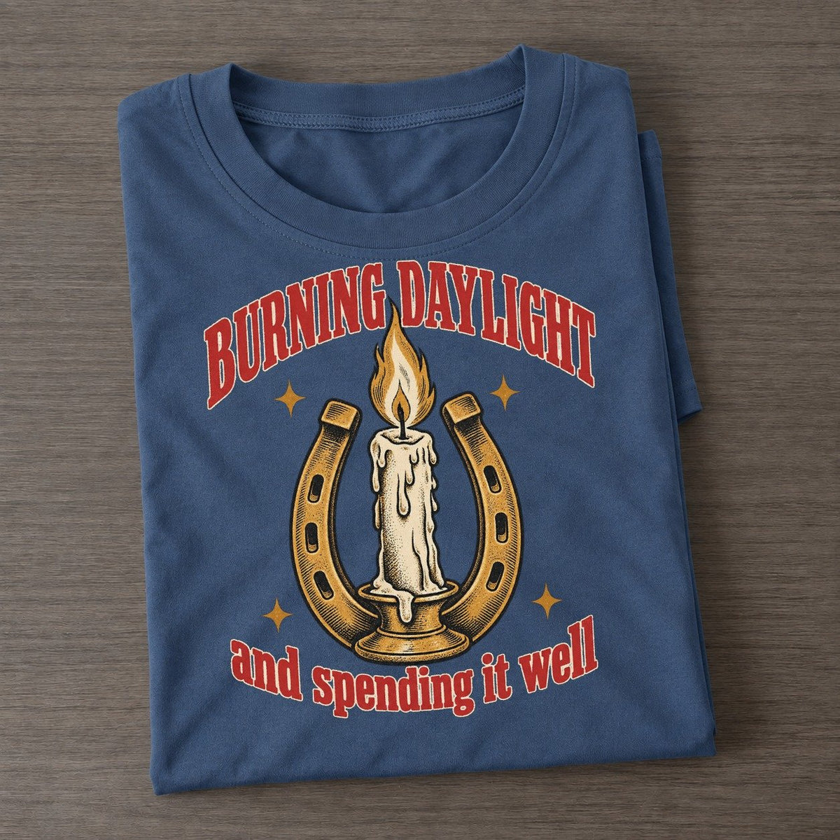 And Spending It Well Unhinged Affirmations Classic T-shirt – Twilight Navy