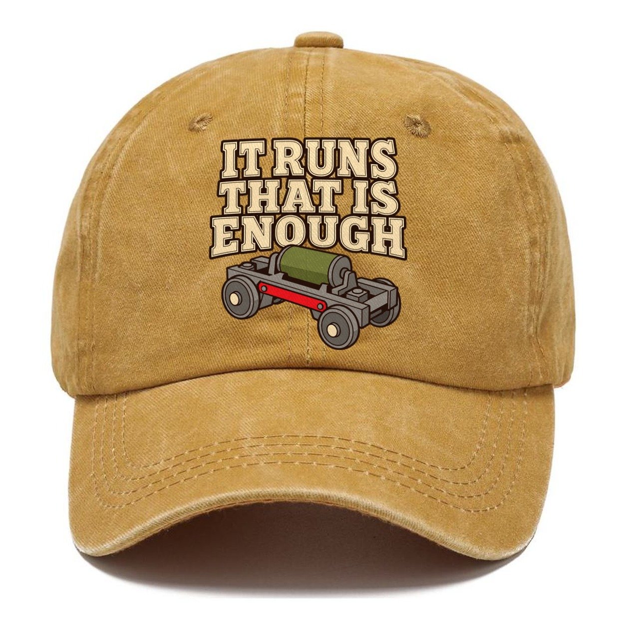 It Runs That Is Enough Model Railways Classic Cap – Golden Harvest