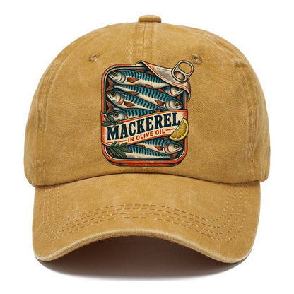 Mackerel Tin Stack Fishing Club Classic Cap – Golden Harvest