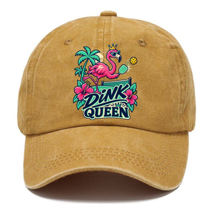 Flamingo Dink Queen Pickleball Life Classic Cap – Golden Harvest