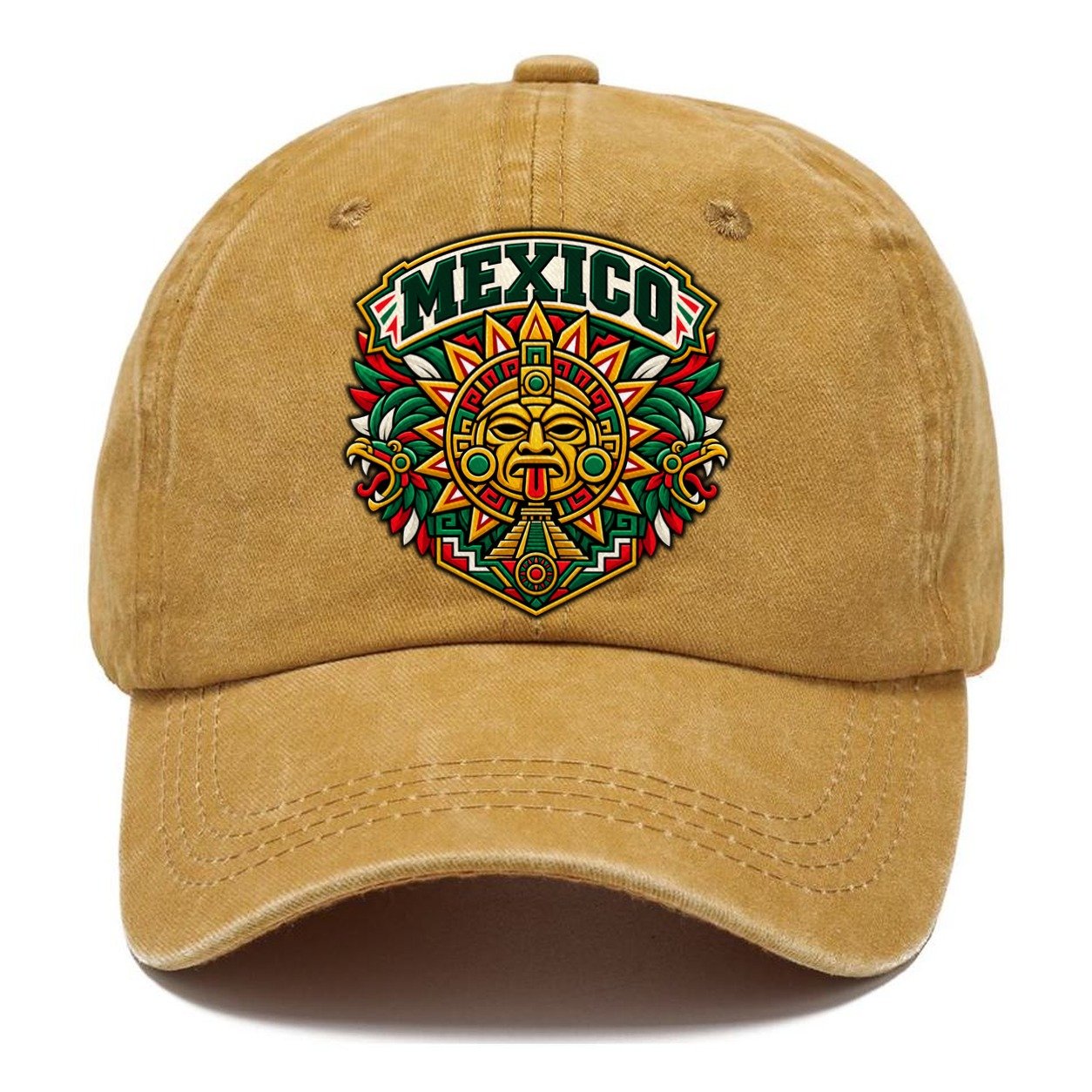Mexico Retro Badge Country Logos Classic Cap – Golden Harvest