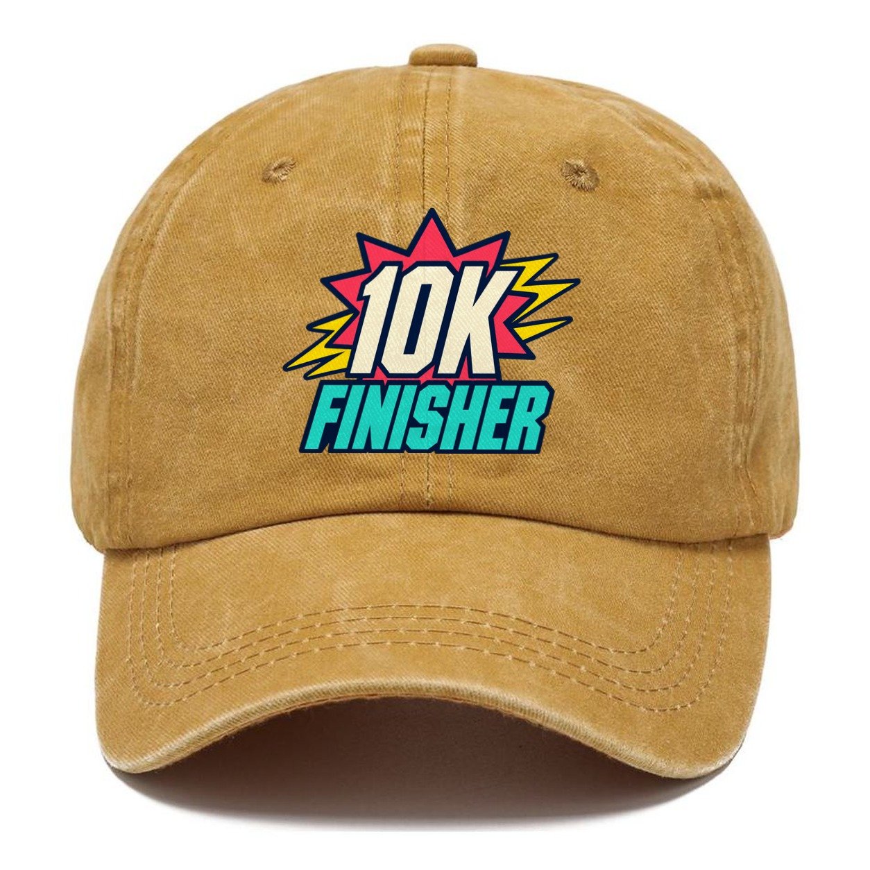 10K Finisher 90S Running Clubs Classic Cap – Golden Harvest