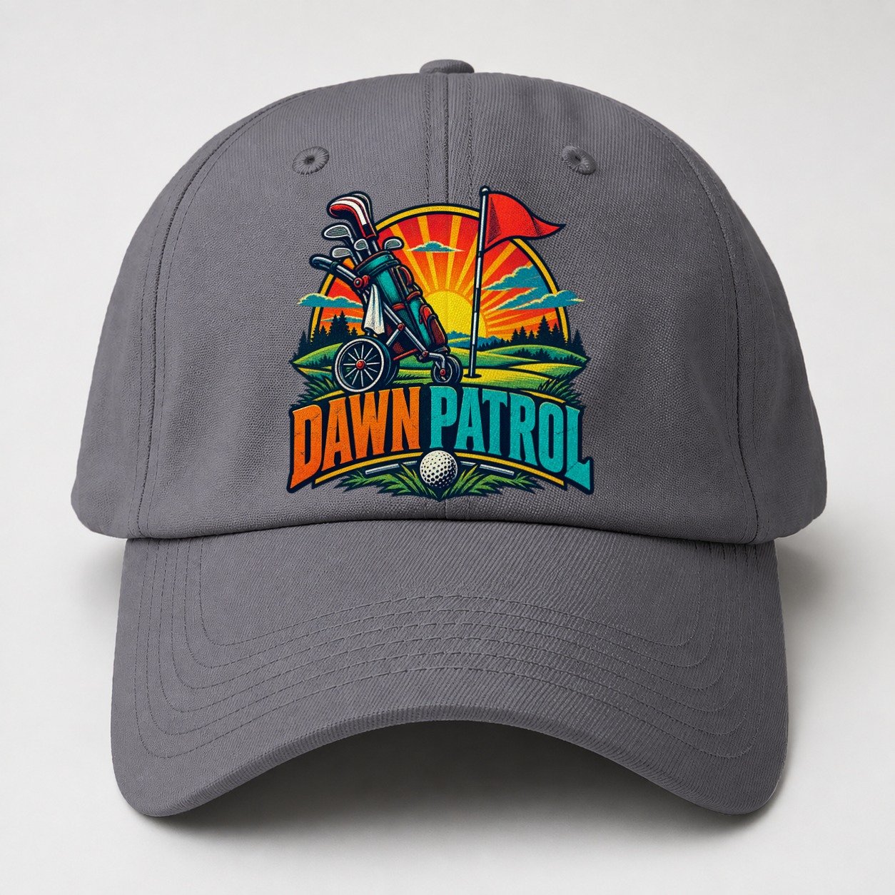 Dawn Patrol Golf Life Baseball Cap – Grey