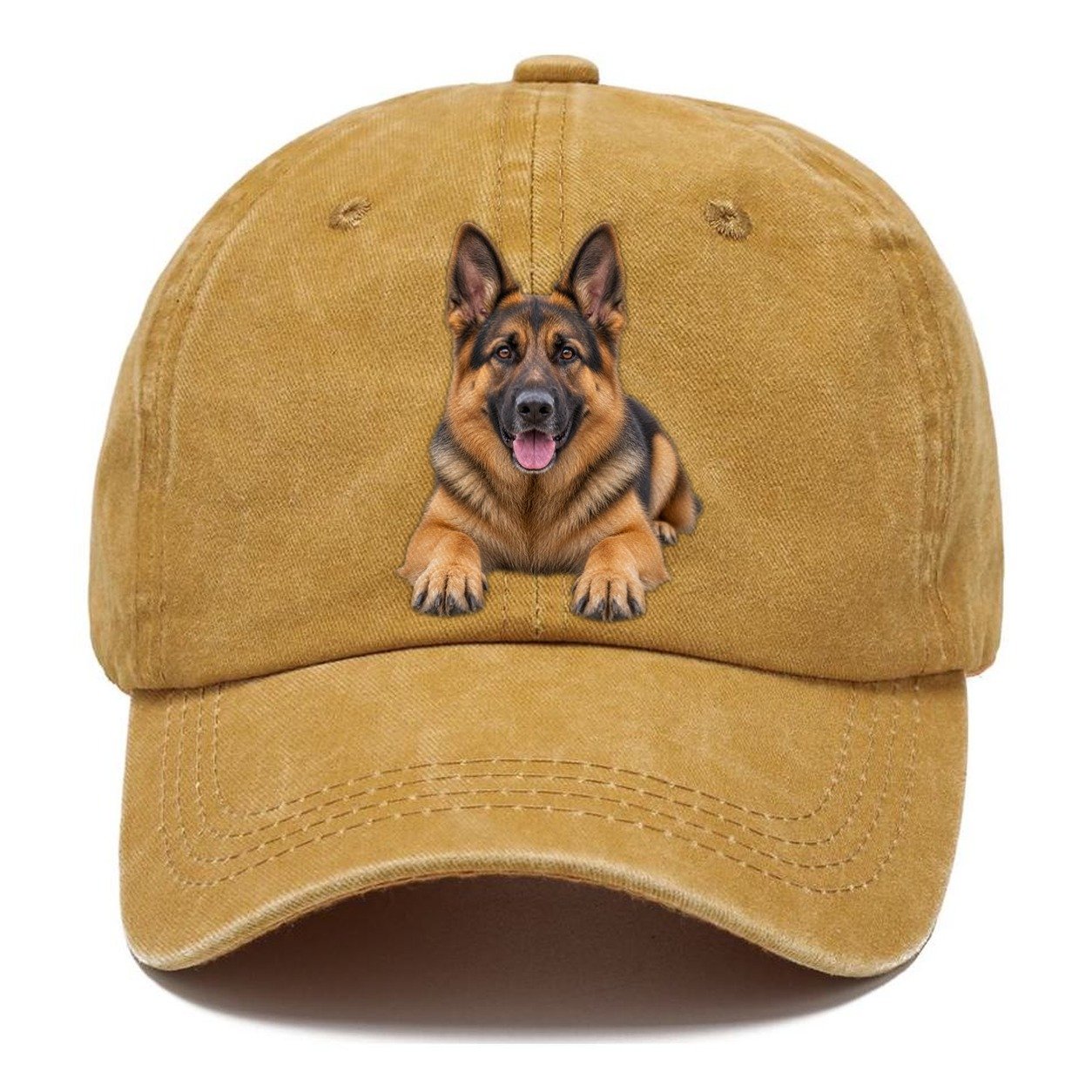 German Shepherd Lying Down Top Breeds Classic Cap – Golden Harvest