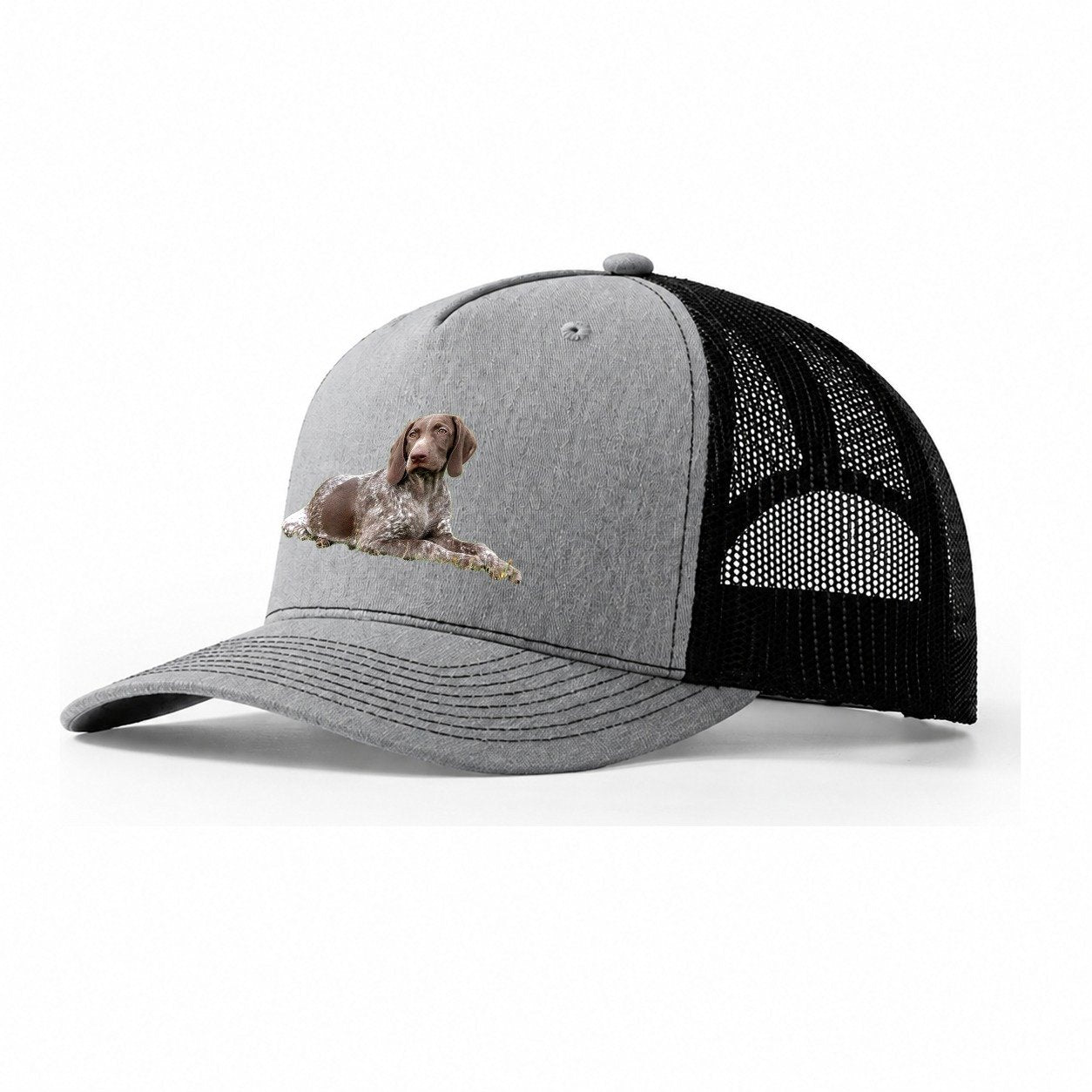 German Shorthaired Pointer Trucker Hat – Sport Grey Black