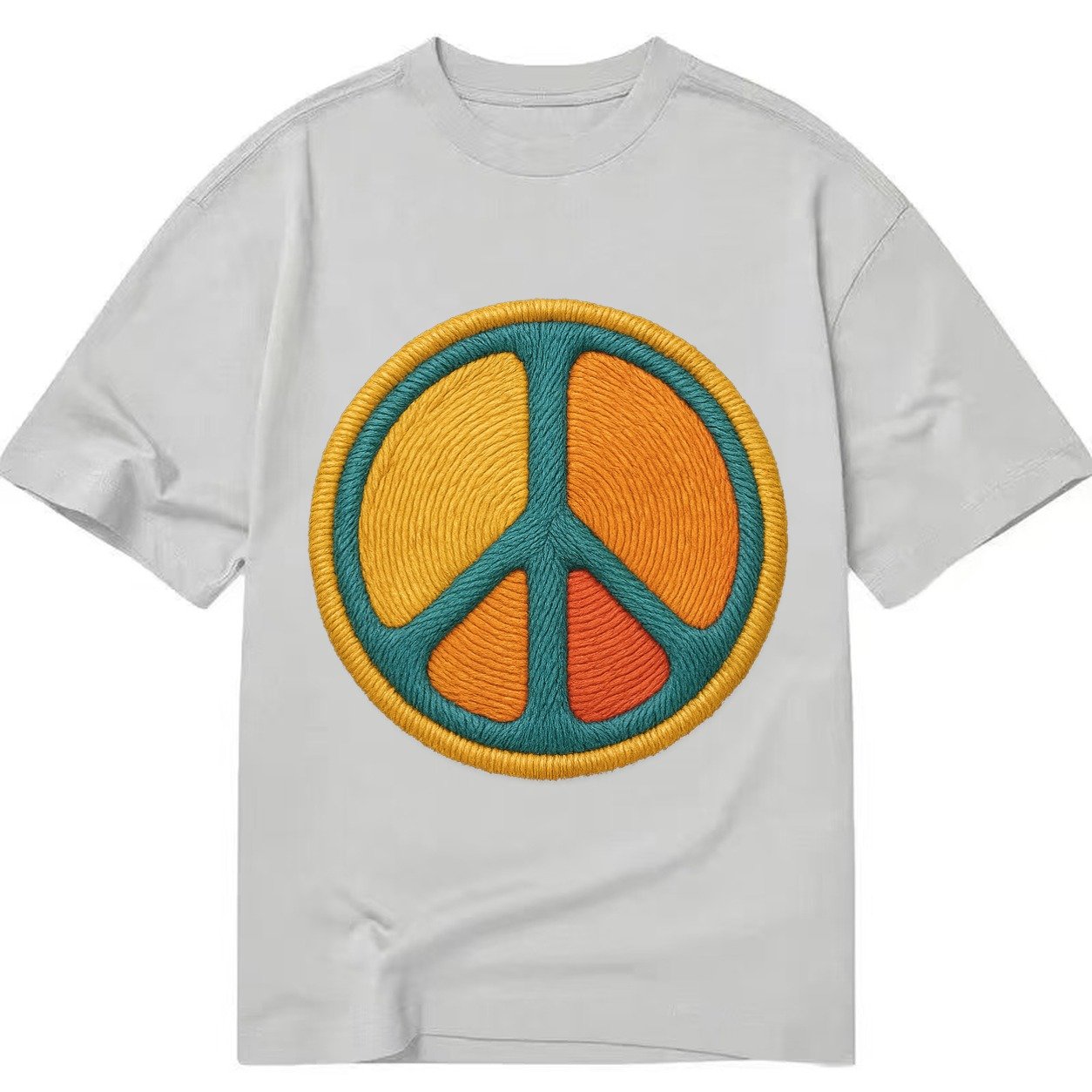 Golden Peace Classic T-shirt – Grey