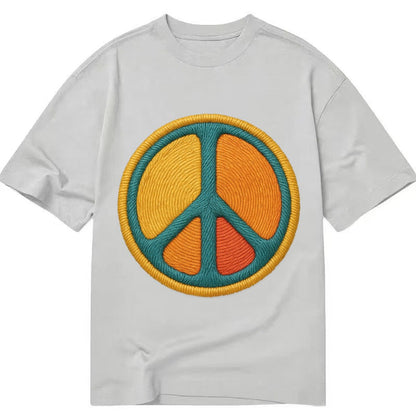 Golden Peace Classic T-shirt – Grey