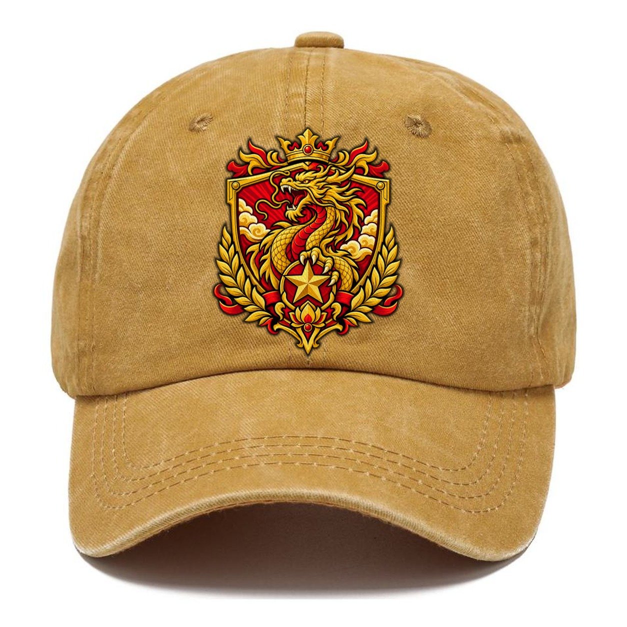 Vietnam Heraldic Crest Country Logos Classic Cap – Golden Harvest