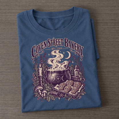 Coven Street Bakery Midnight Haunt Classic T-shirt – Twilight Navy