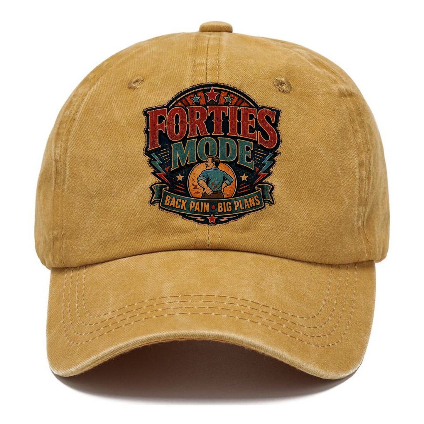 Forties Mode Back Pain Big Plans Classic Cap – Golden Harvest