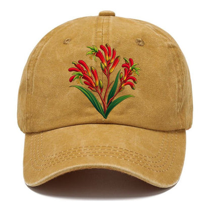 Western Australia Red And Green Kangaroo Paw Australia Cultural Icons Classic Cap – Golden Harvest
