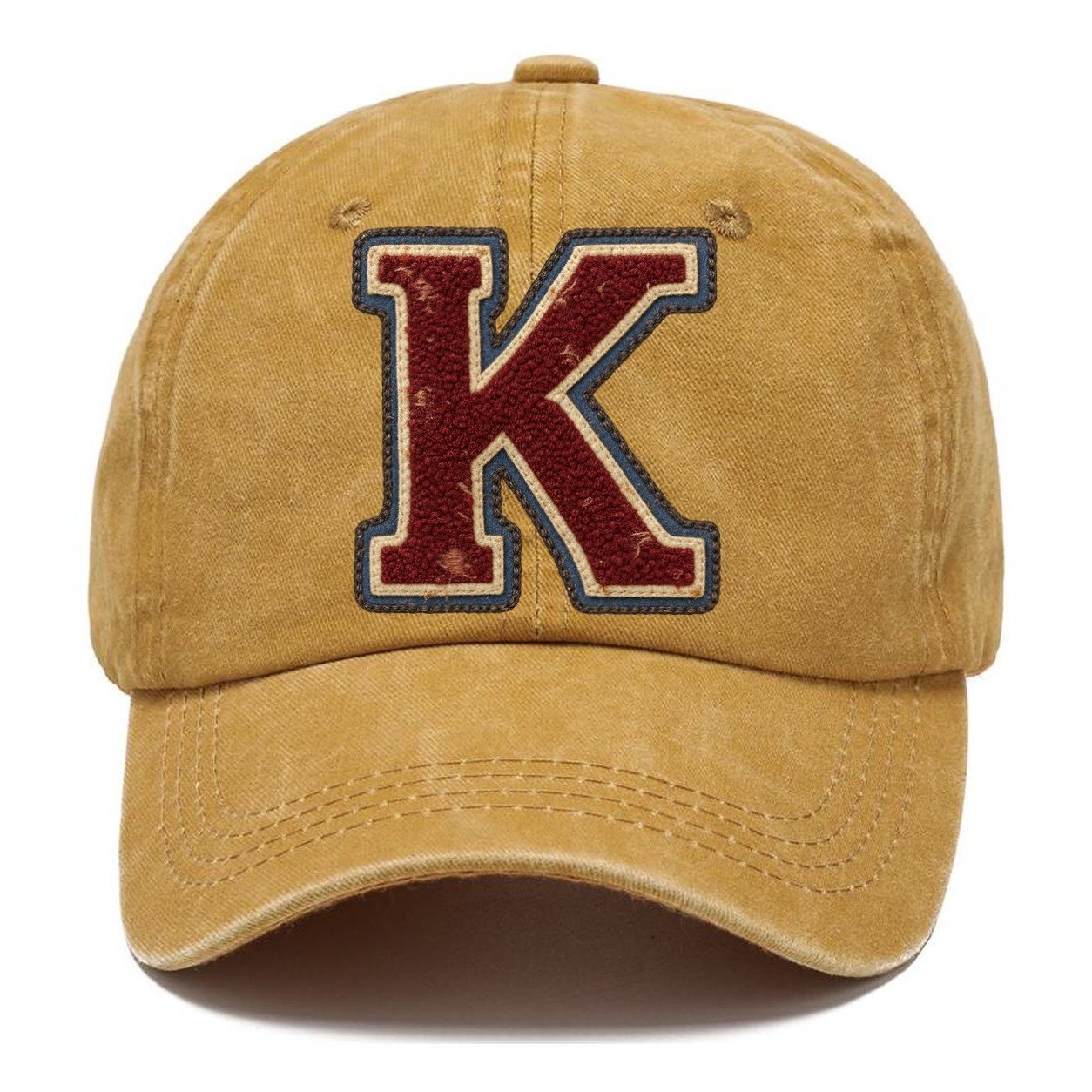 Varsity Chenille K Monogram Classic Cap – Golden Harvest