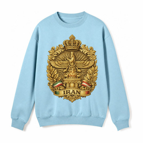 Iran Fire Temple Emblem Fleece Sweatshirt