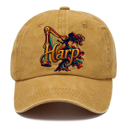 Harp Wordmark Music Instruments Classic Cap – Golden Harvest