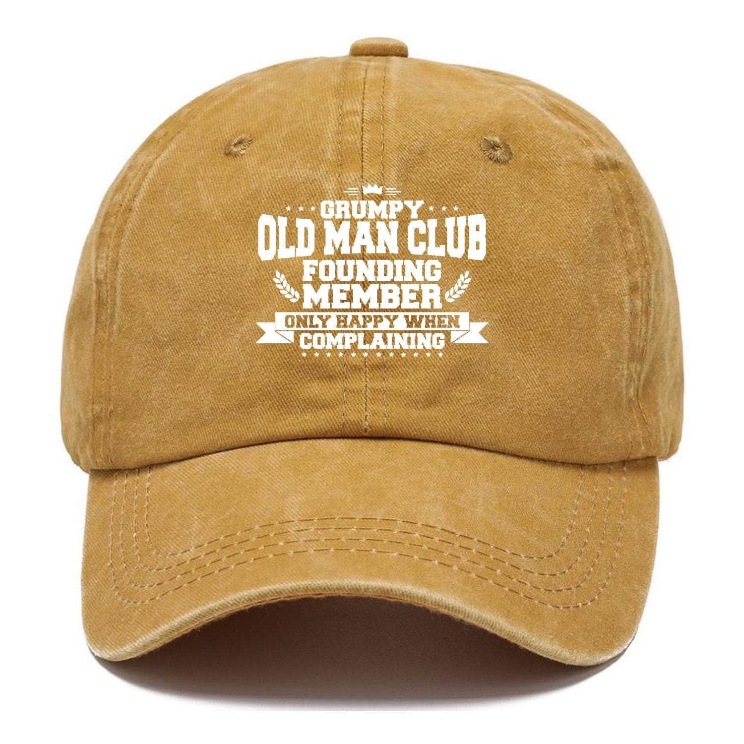 Grumpy Old Man Club Classic Cap – Golden Harvest