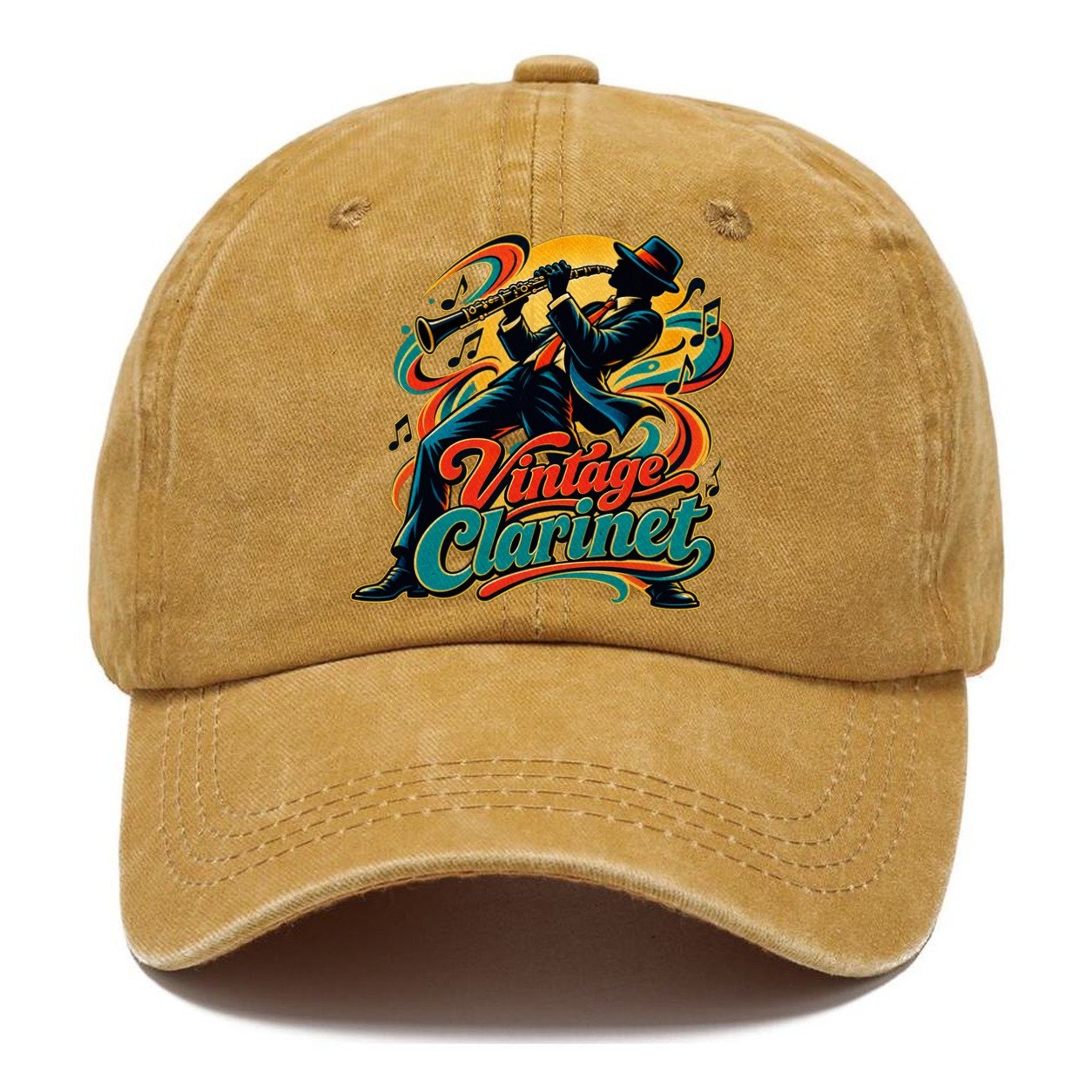 Vintage Clarinet Music Instruments Classic Cap – Golden Harvest