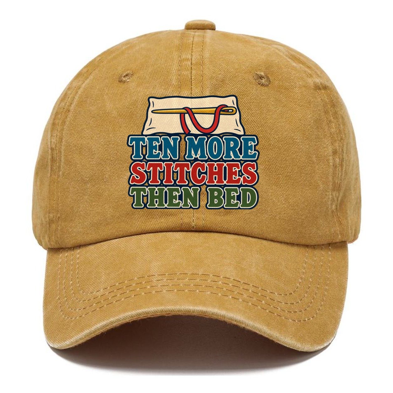 Ten More Stitches And Needlework Classic Cap – Golden Harvest