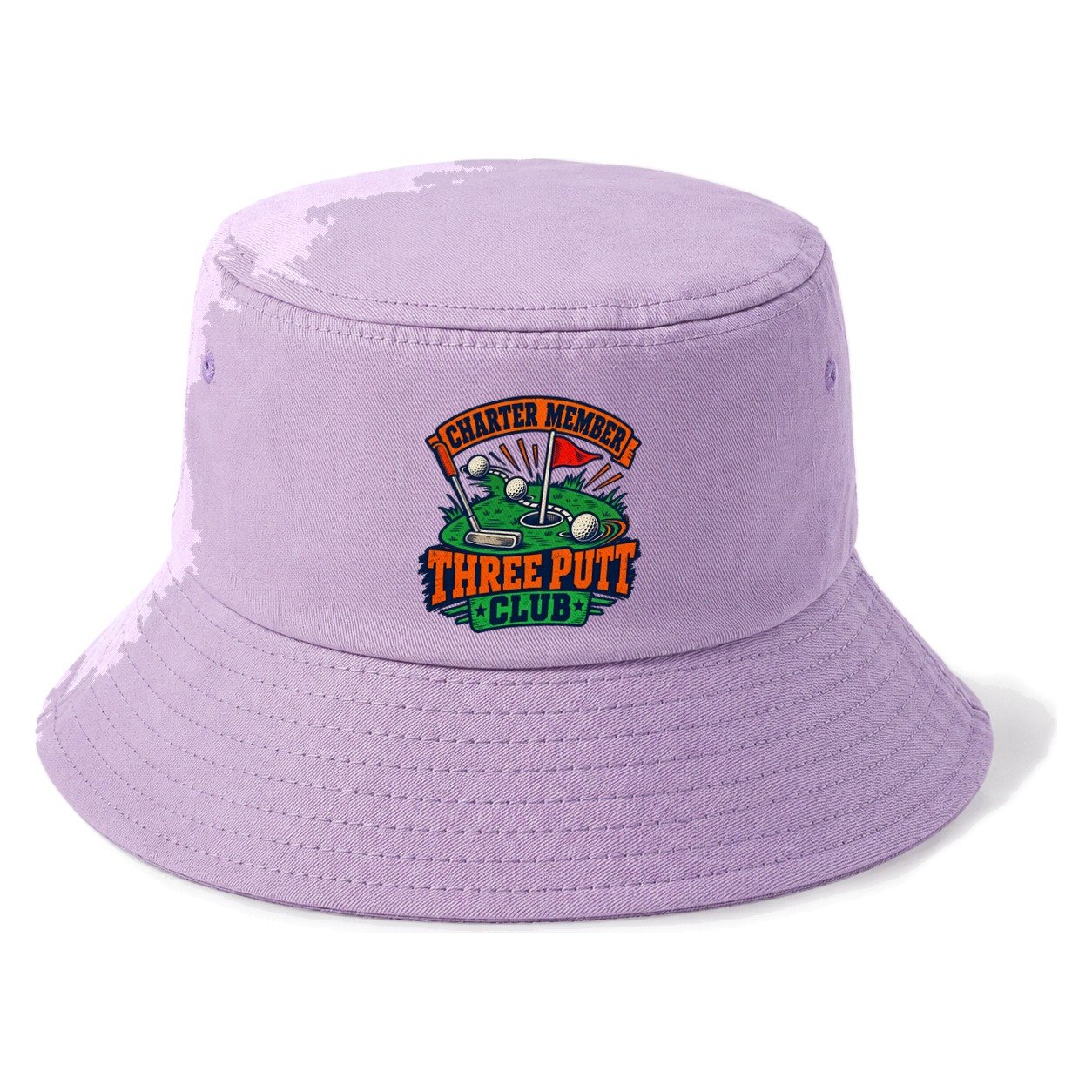 Three Putt Club Golf Life Bucket Hat – Purple
