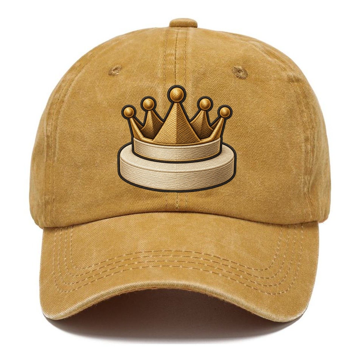 Crown Token On A Round Base Board Games Classic Cap – Golden Harvest