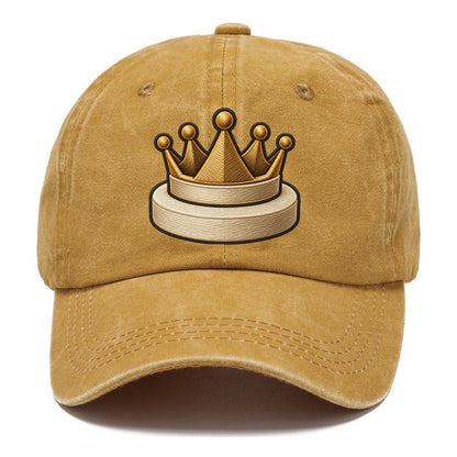 Crown Token On A Round Base Board Games Classic Cap – Golden Harvest