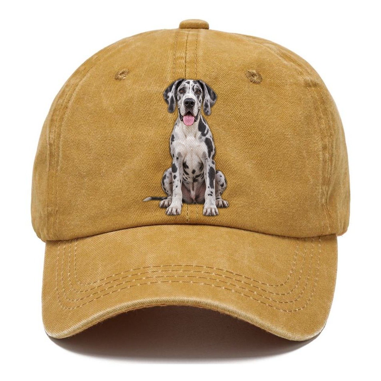 Great Dane Sitting Top Breeds Classic Cap – Golden Harvest