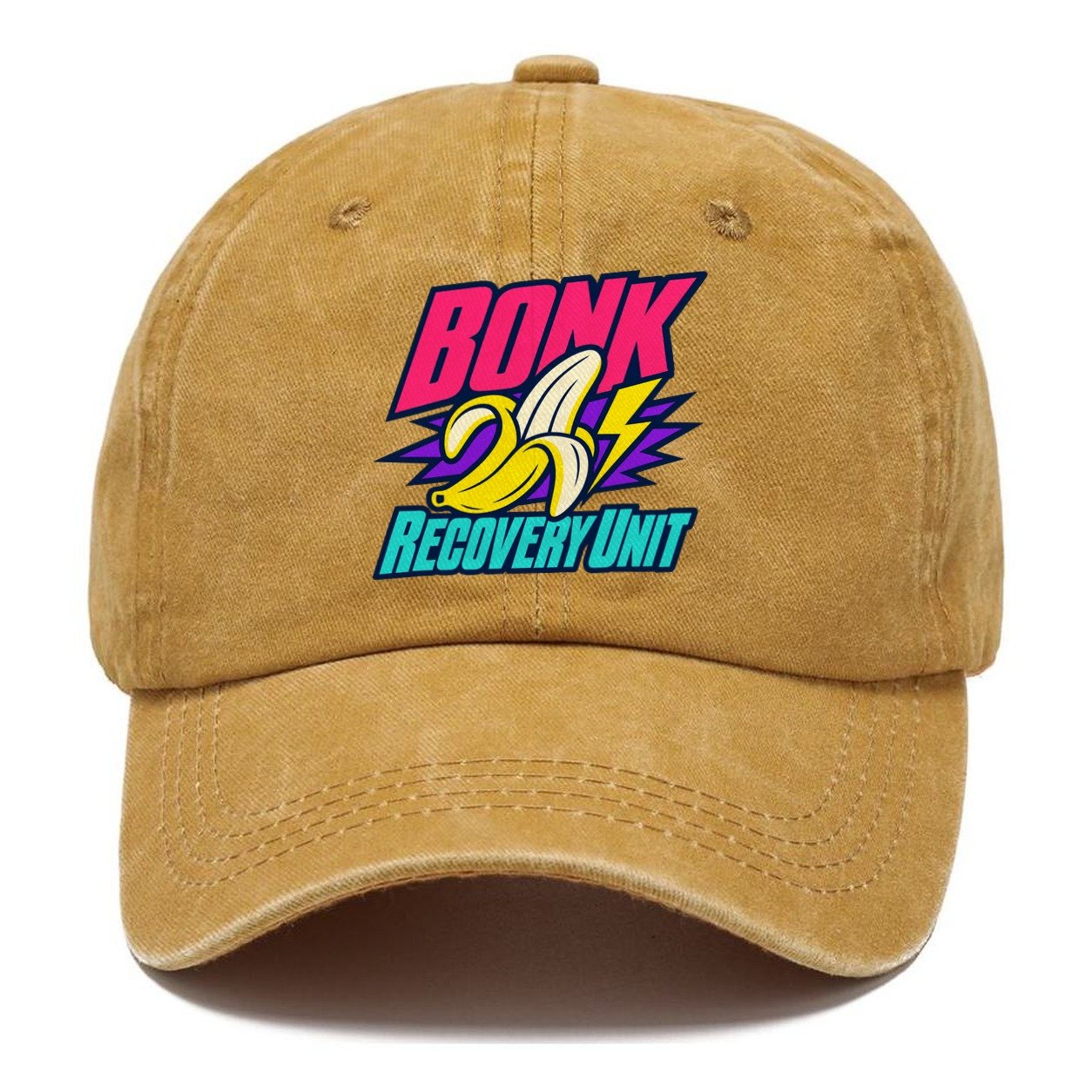 Bonk Recovery Unit 90S Running Clubs Classic Cap – Golden Harvest
