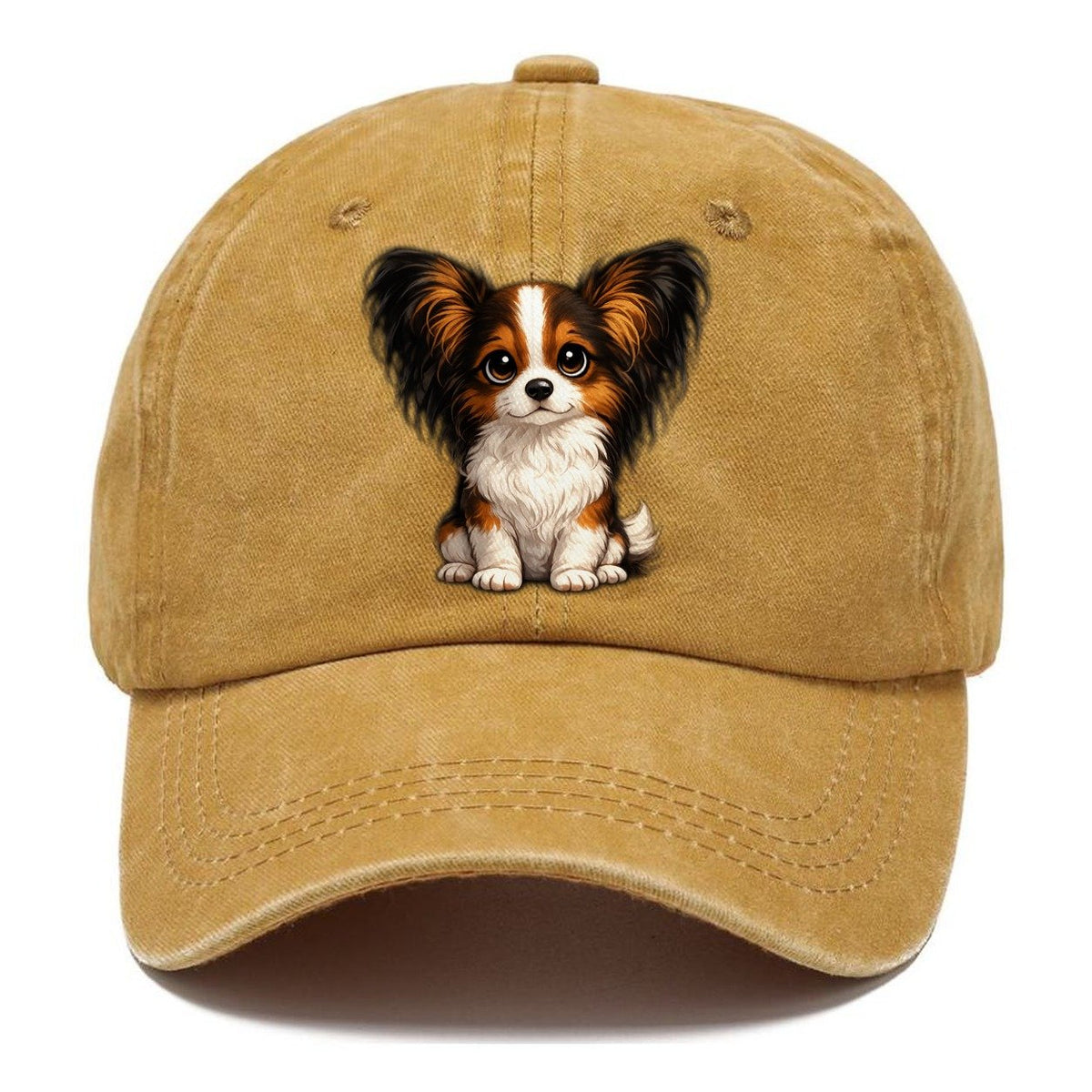 Papillon Sitting Sweetheart Classic Cap – Golden Harvest
