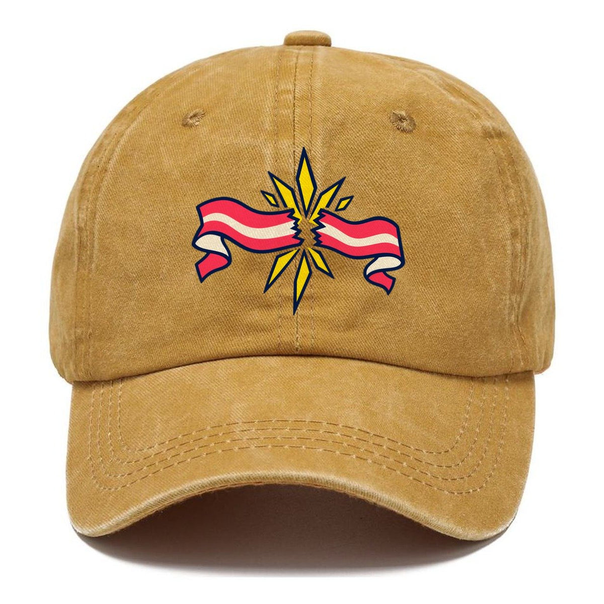 Finish Tape Burst 90S Running Clubs Classic Cap – Golden Harvest