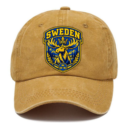 Sweden Retro Badge Country Logos Classic Cap – Golden Harvest