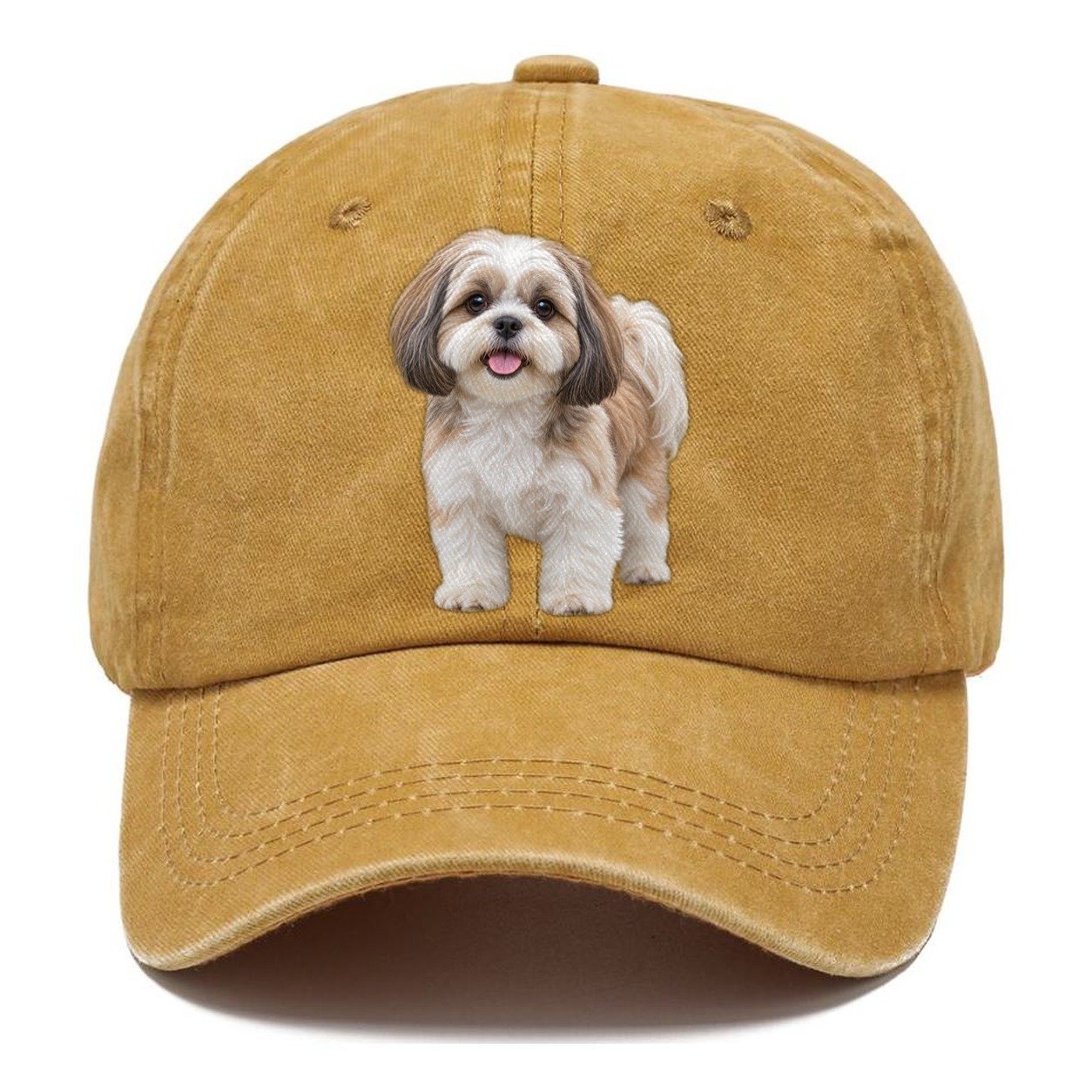 Shih Tzu Standing Top Breeds Classic Cap – Golden Harvest