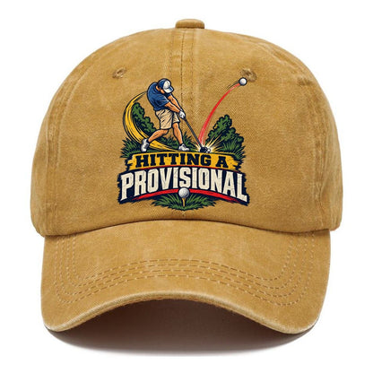 Hitting A Provisional Golf Life Classic Cap – Golden Harvest