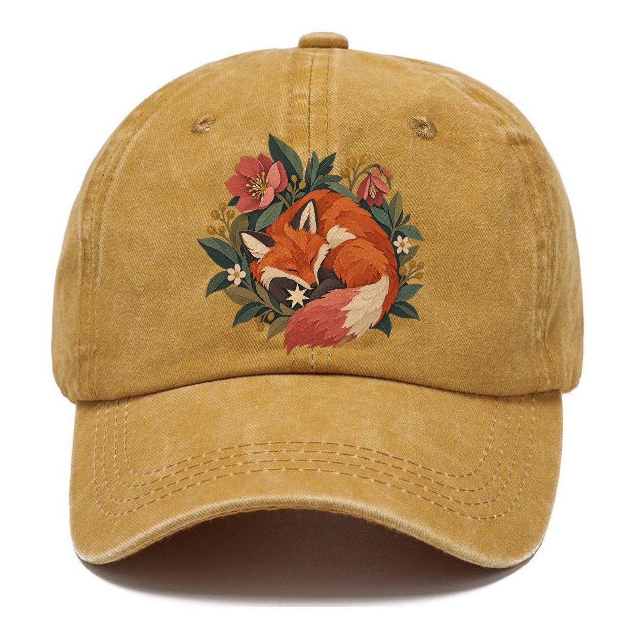 Sleeping Fox Star Nest Gentle Wild Classic Cap – Golden Harvest