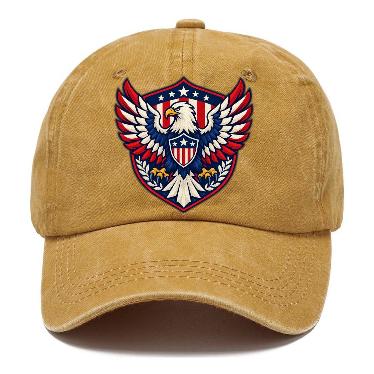 United States Minimal Emblem Country Logos Classic Cap – Golden Harvest