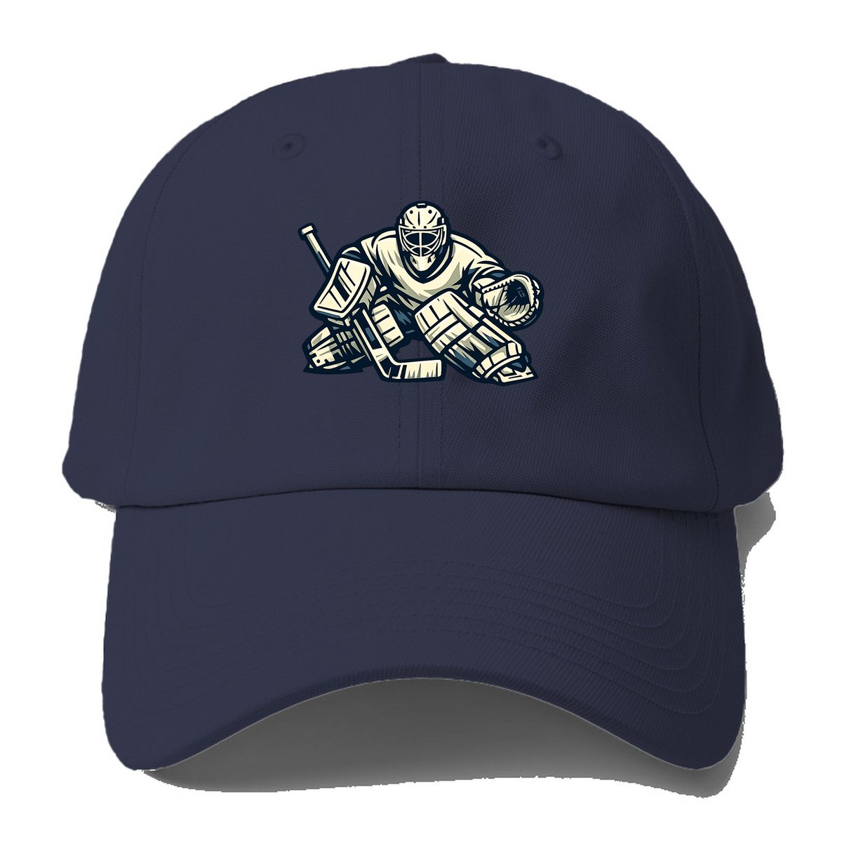 Hockey Goalie Baseball Cap – Twilight Navy