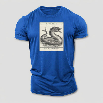Leviathan Specimen Plate Creature Canticle Cotton T-Shirt – Royal Blue