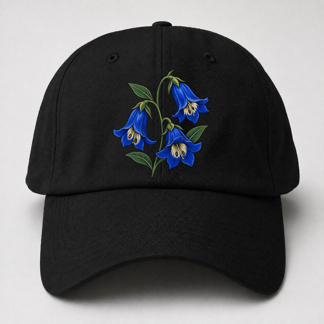 Australian Capital Territory Royal Bluebells Australia Cultural Icons Baseball Cap – Black