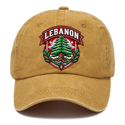 Lebanon Retro Badge Country Logos Classic Cap – Golden Harvest