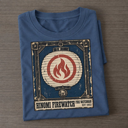 Hinomi Fire Watch Noren Trade Co Classic T-shirt – Twilight Navy