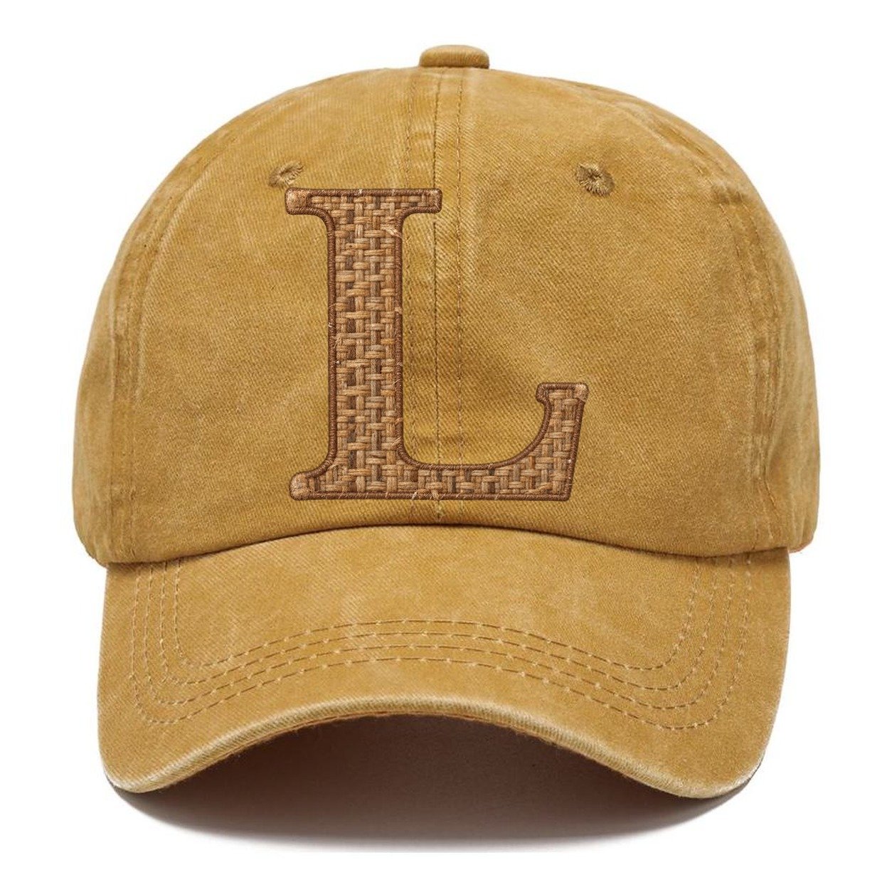 Woven Tweed L Monogram Classic Cap – Golden Harvest