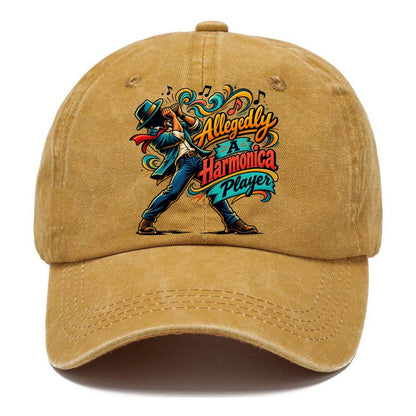 Allegedly A Harmonica Player Music Instruments Classic Cap – Golden Harvest