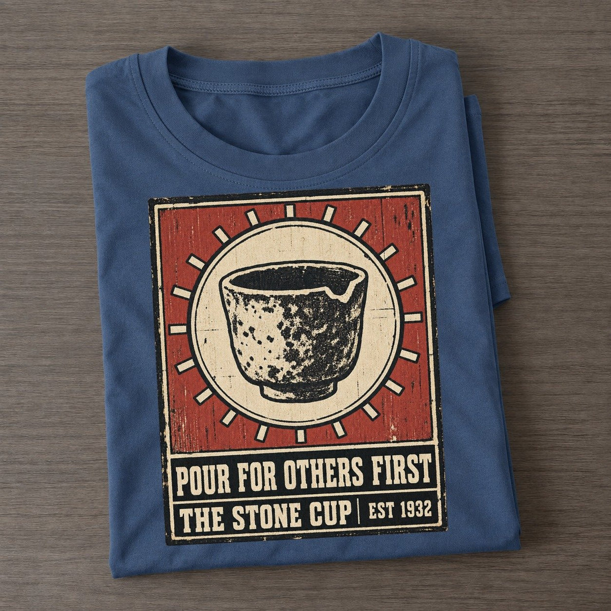 Stone Cup Izakaya Rules Classic T-shirt – Twilight Navy